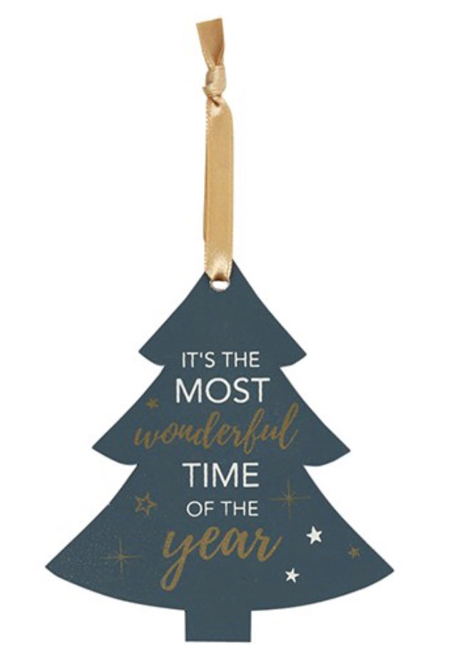 It’s The Most Wonderful Time Of The Year Tree Decoration