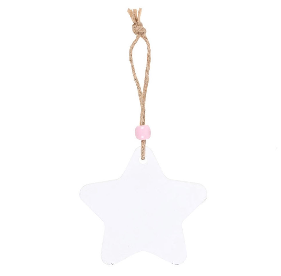 Thumbnail: Baby Girl Hanging Star Sentiment Sign