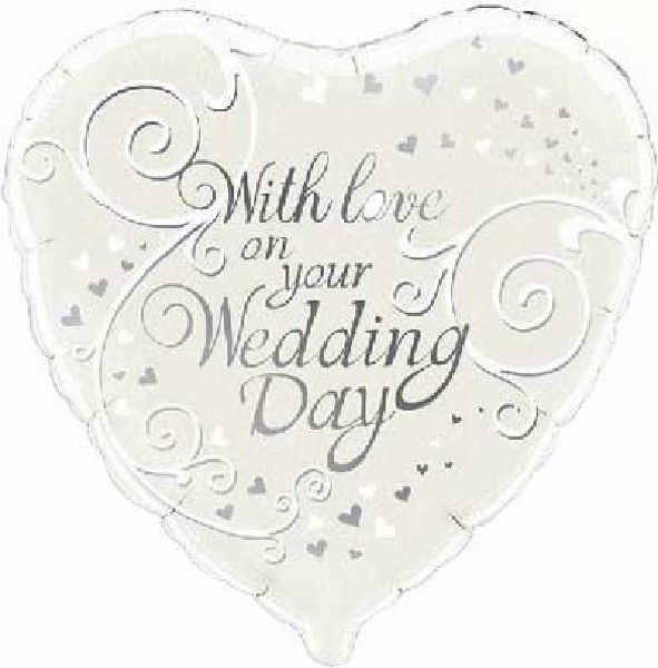 18IN ON YOUR WEDDING DAY FOIL