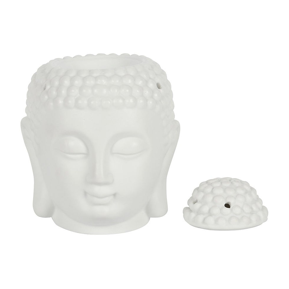 Thumbnail: White Buddha Head Oil Burner