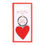 Thumbnail: You Are Loved Heart Keyring