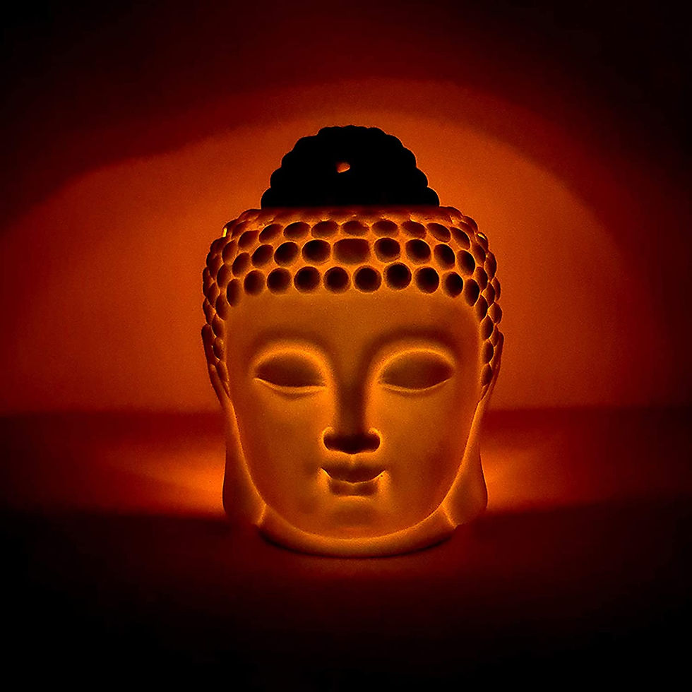 Thumbnail: White Buddha Head Oil Burner