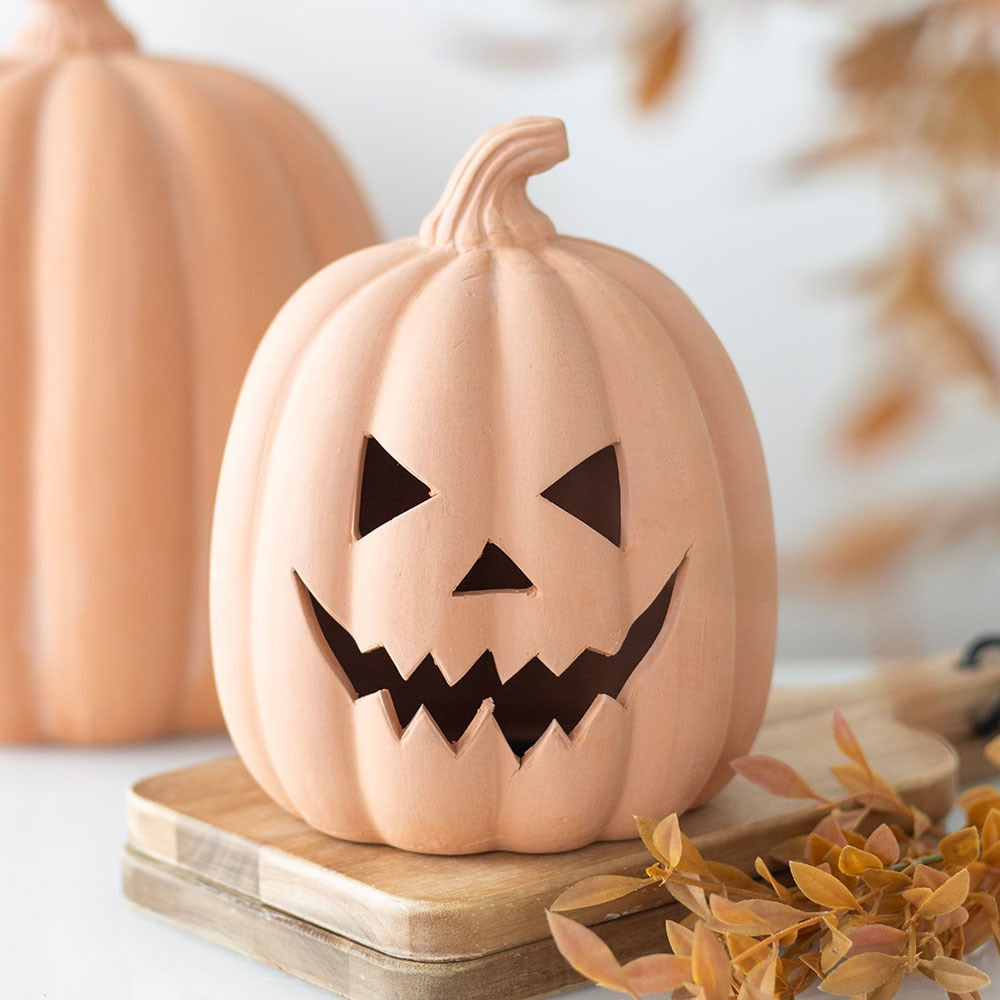 Terracotta Pumpkin Ornament