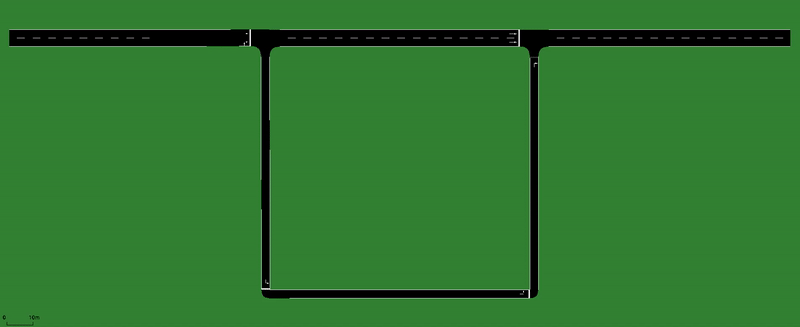 GIF - Simulation of all vehicles driving the optimal route.