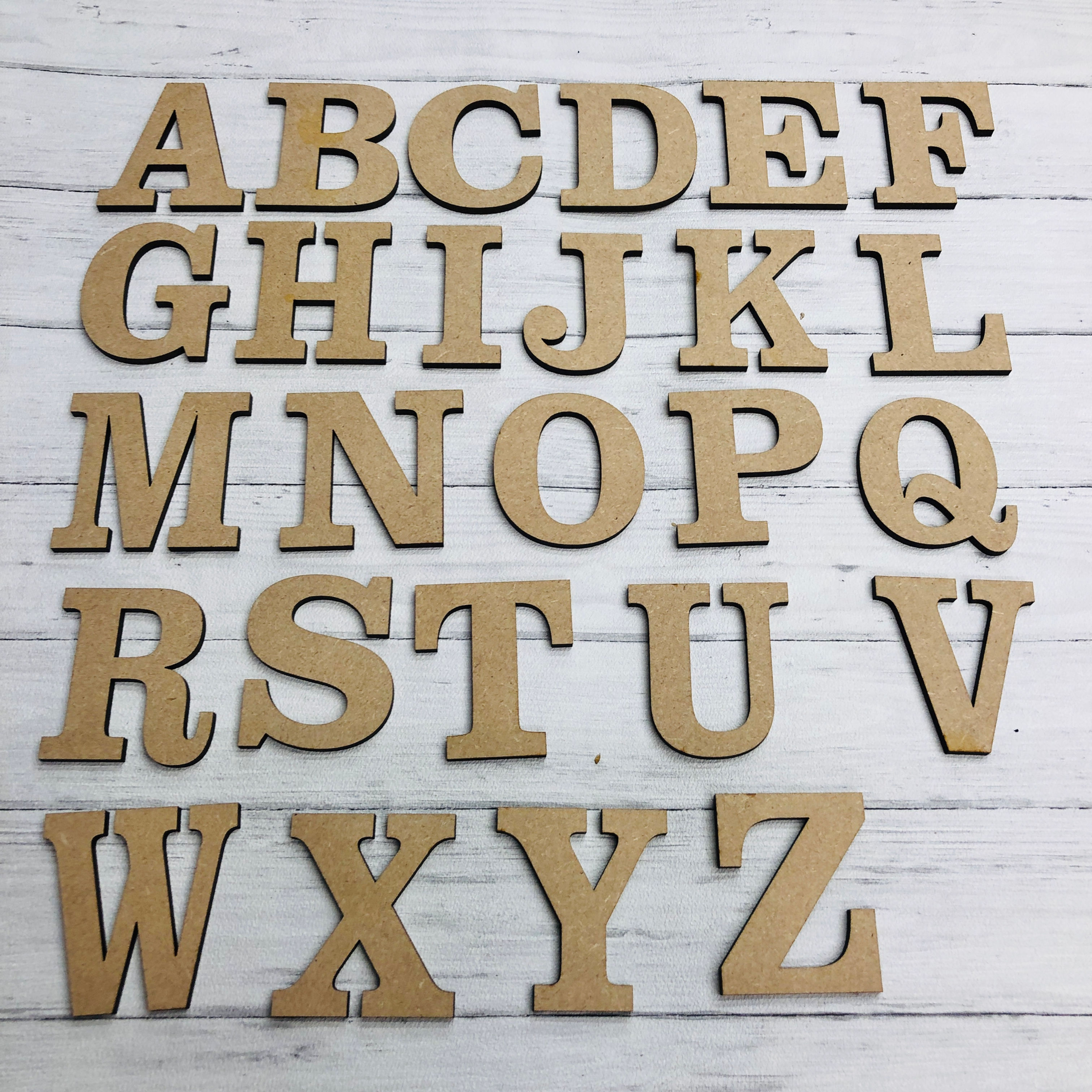 4cm Alphabet Letters