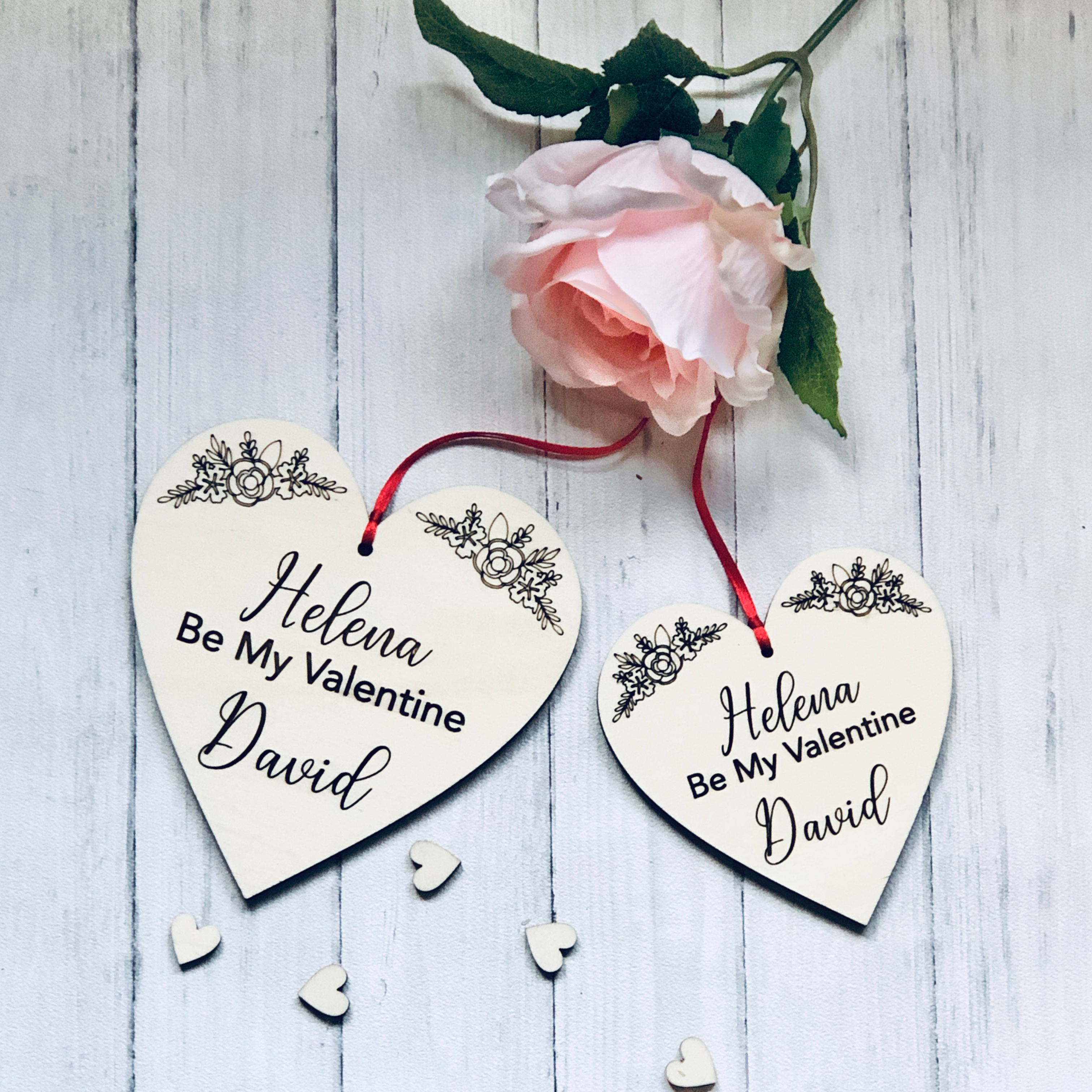 valentines day heart personalised