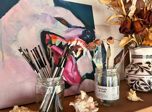 pintura pinceles eva katz art studio 2