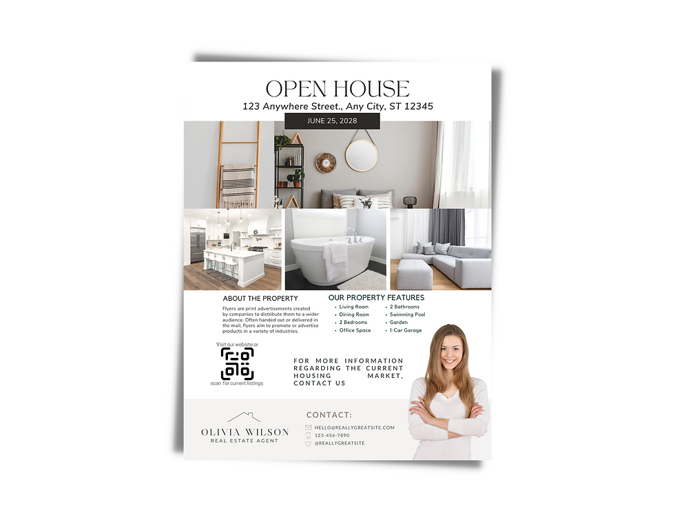 Thumbnail: Custom Newsletter Pre-designed Templates & Open-House Invites, Realtors