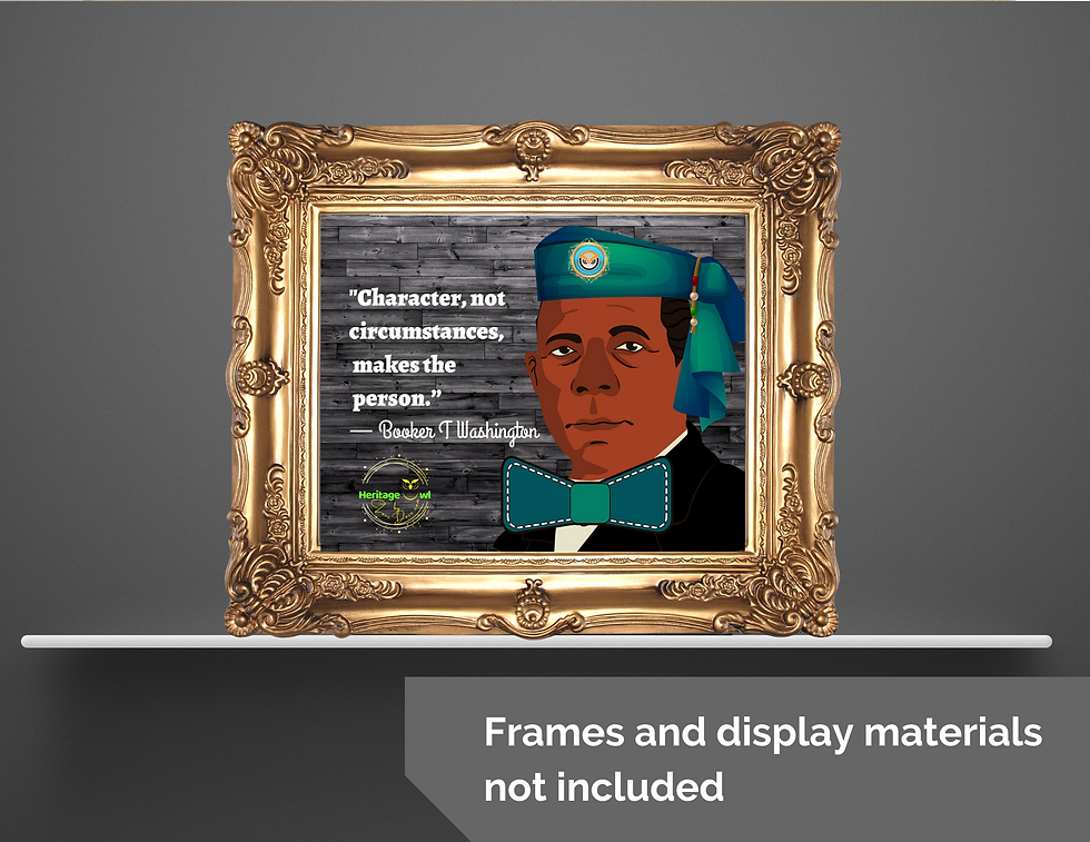 Thumbnail: 2-PCS Black History Inspirational & Educational Art | Renegade Pioneers