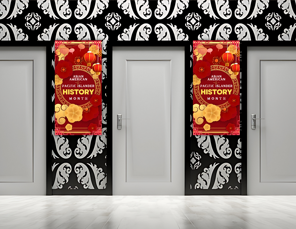 Thumbnail: 2-PCS Asian American History Month Decoration Banners