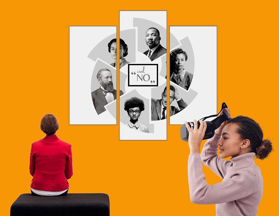 Thumbnail: Black History Wall Art Set Ft. Civil Rights Leaders, Interactive
