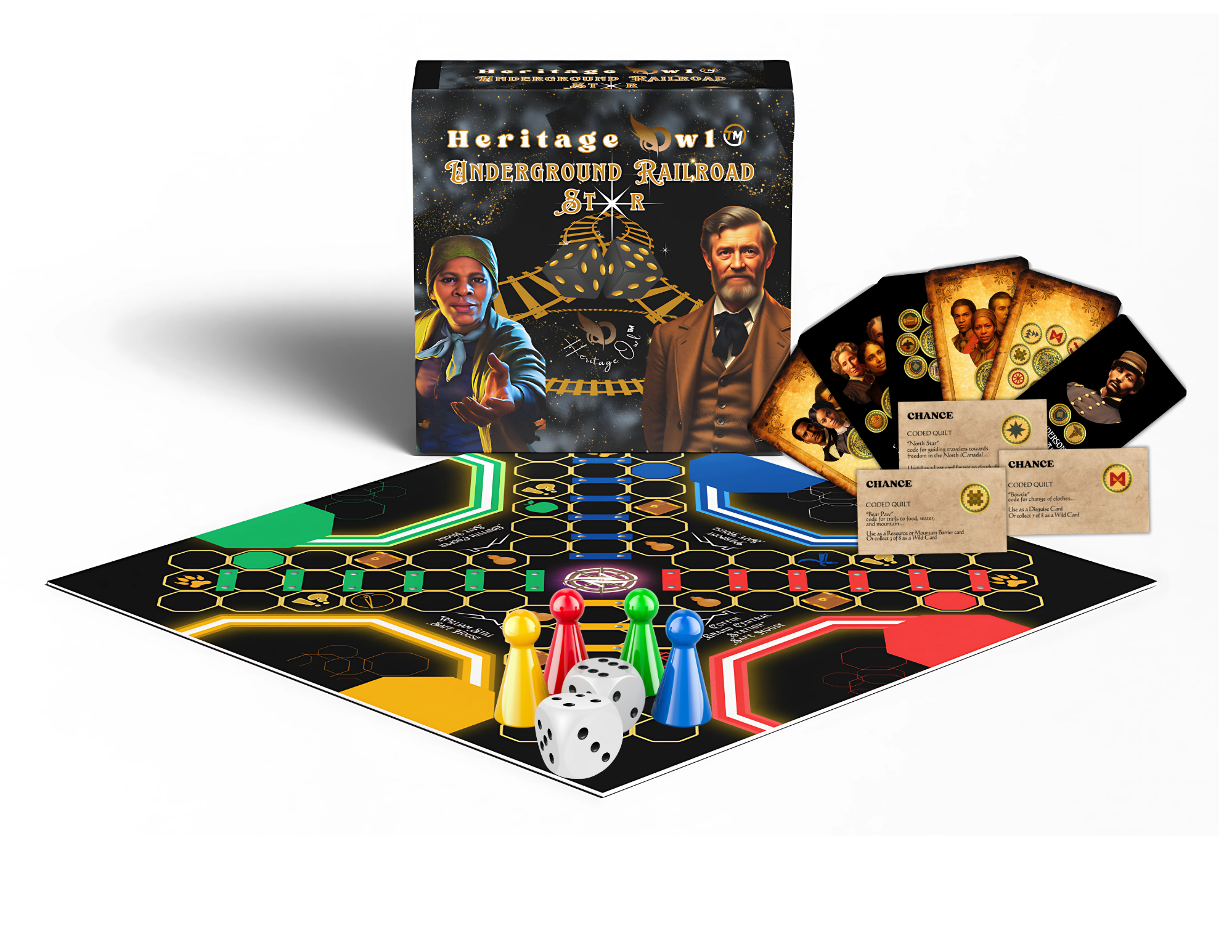 Underground Railroad Star Board Game