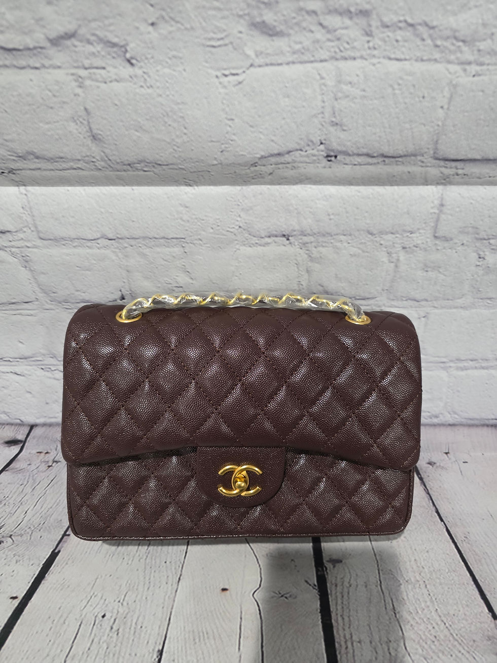 Thumbnail: CC Brown Hand/Shoulder Bag