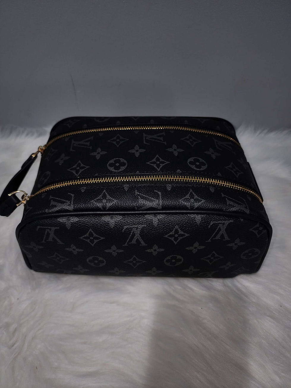 Thumbnail: LV Black Mono 2-Piece Toiletry Set