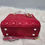 Thumbnail: Lady D!0R Medium Red Genuine Leather Handbag/Crossbody