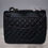 Thumbnail: CC Black Genuine Leather Shoulder Bag