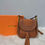 Thumbnail: Chl03 Brown Genuine Leather and Suede Shoulder Bag