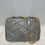 Thumbnail: Y$L Gray Leather Shoulder/Crossbody Bag