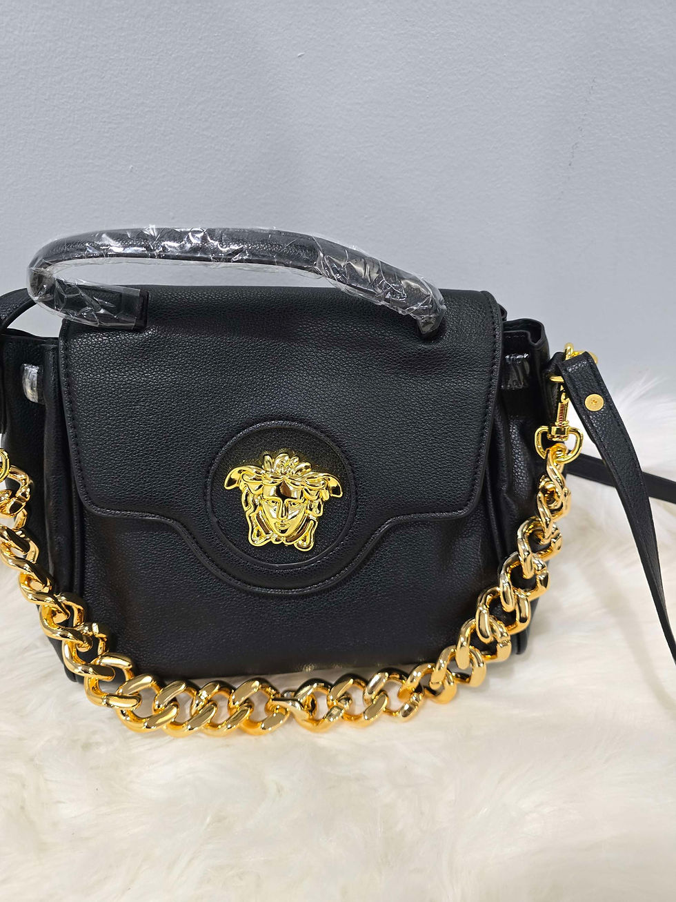 Thumbnail: V3rs@c3 Genuine Leather Handbag 