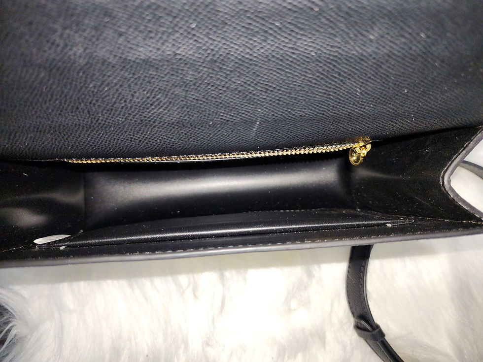 Thumbnail: CD Black Saffiano Leather Crossbody
