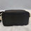 Thumbnail: TB Black Miller Double Zip Leather Crossbody Bag