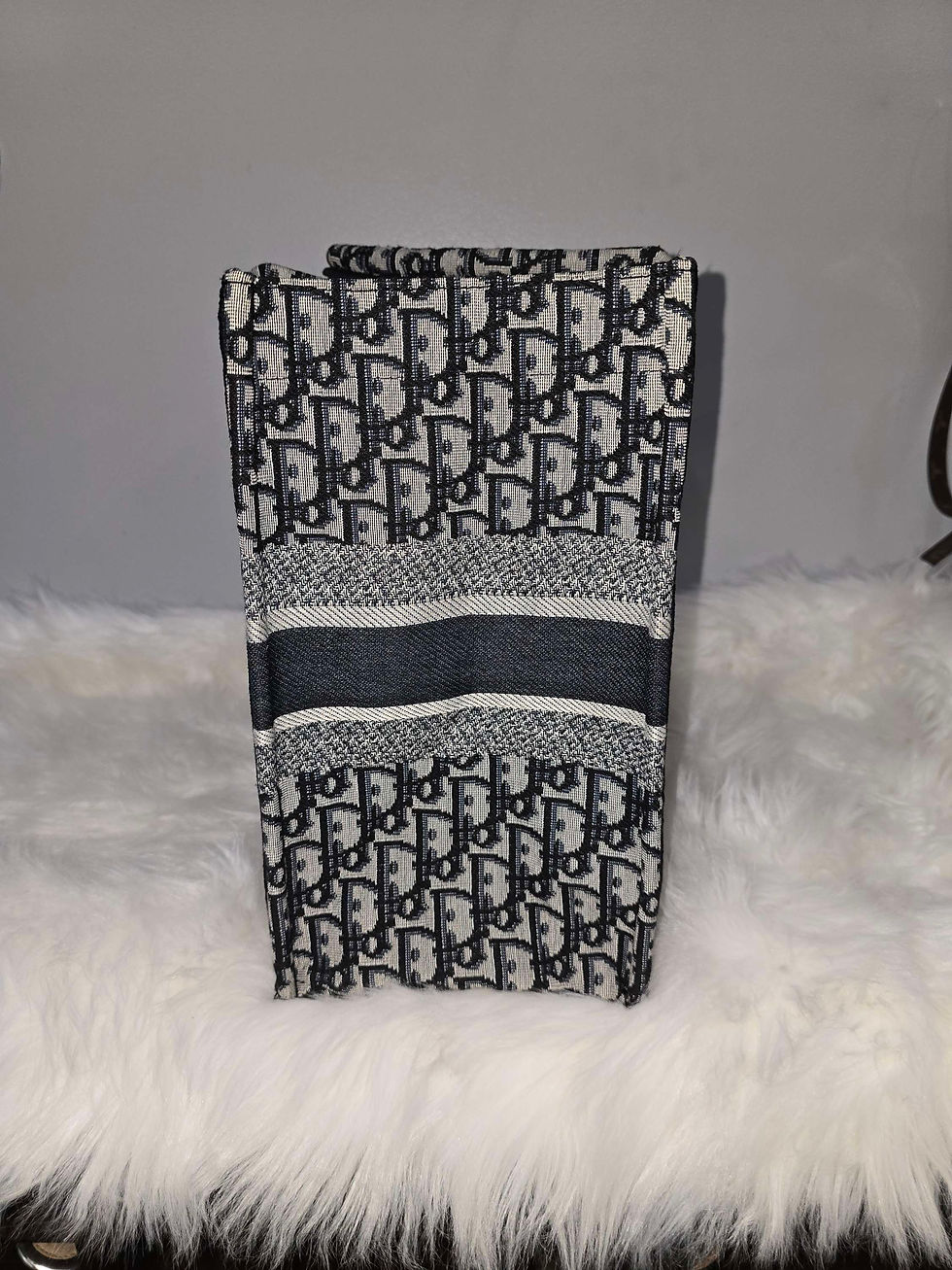 Thumbnail: CD Embroidered Book Tote Large