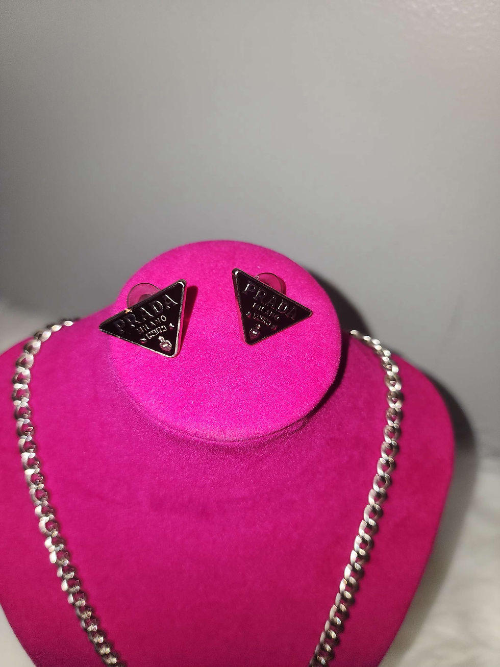 Thumbnail: Pr@d@ Necklace and Earring Set