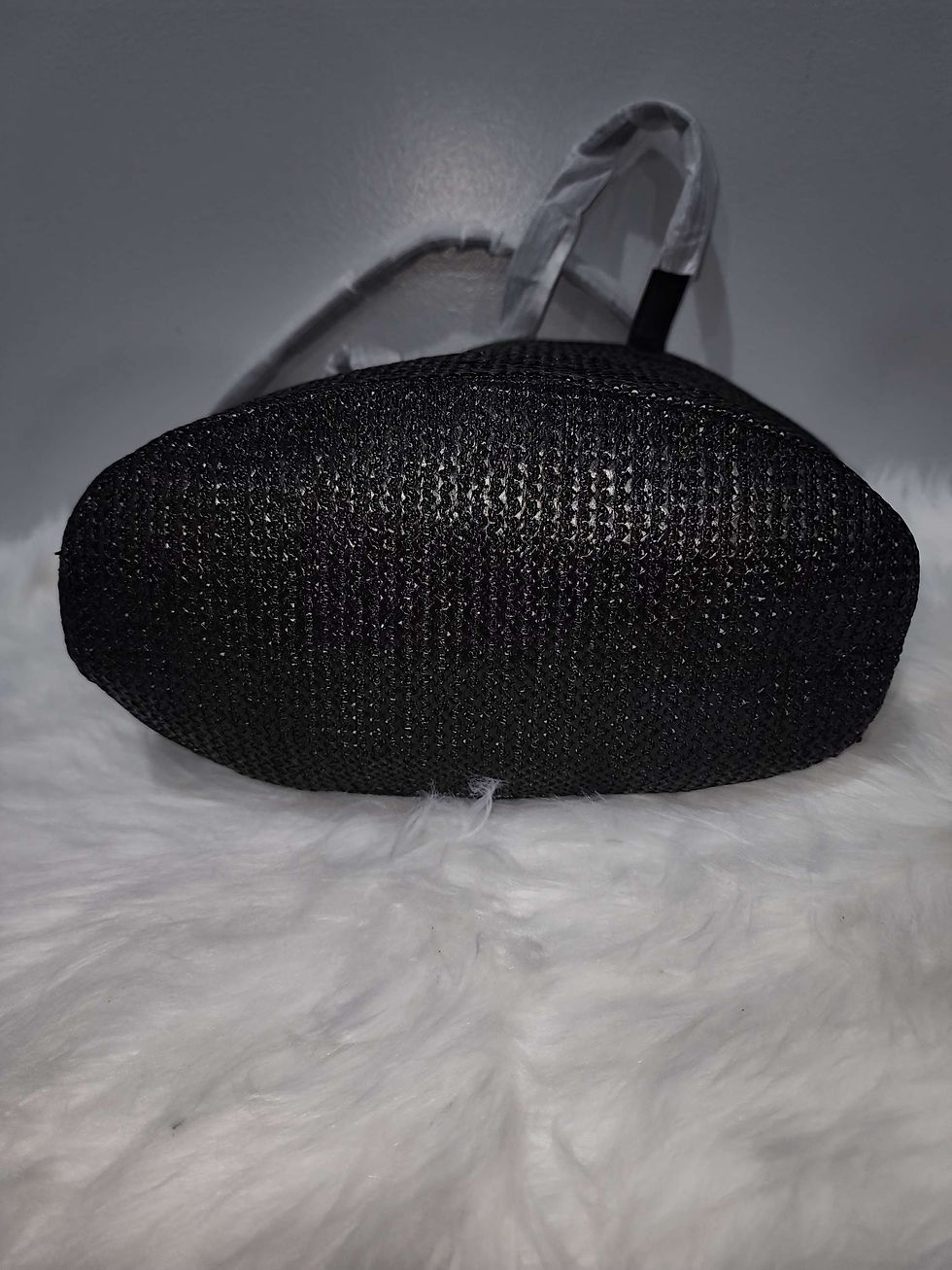 Thumbnail: Y$L Black Rattan Shoulder Bag