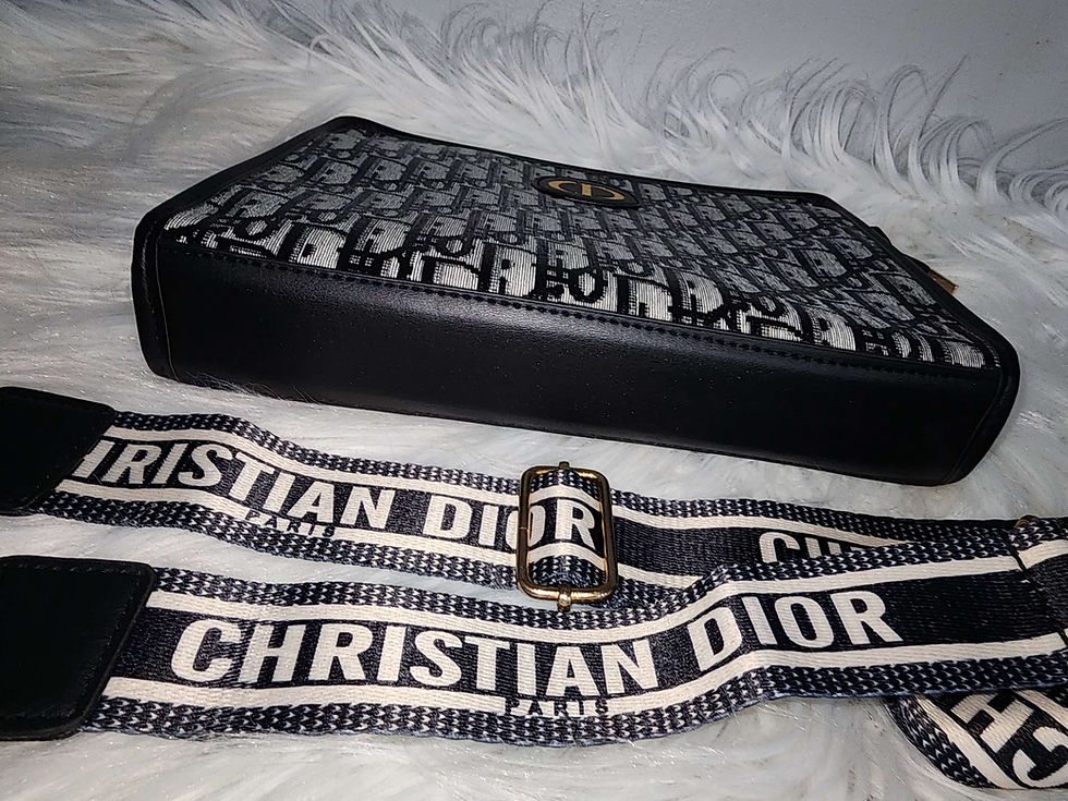 Thumbnail: CD Embroidered Crossbody Bag
