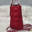 Thumbnail: Lady D!0R Medium Red Genuine Leather Handbag/Crossbody