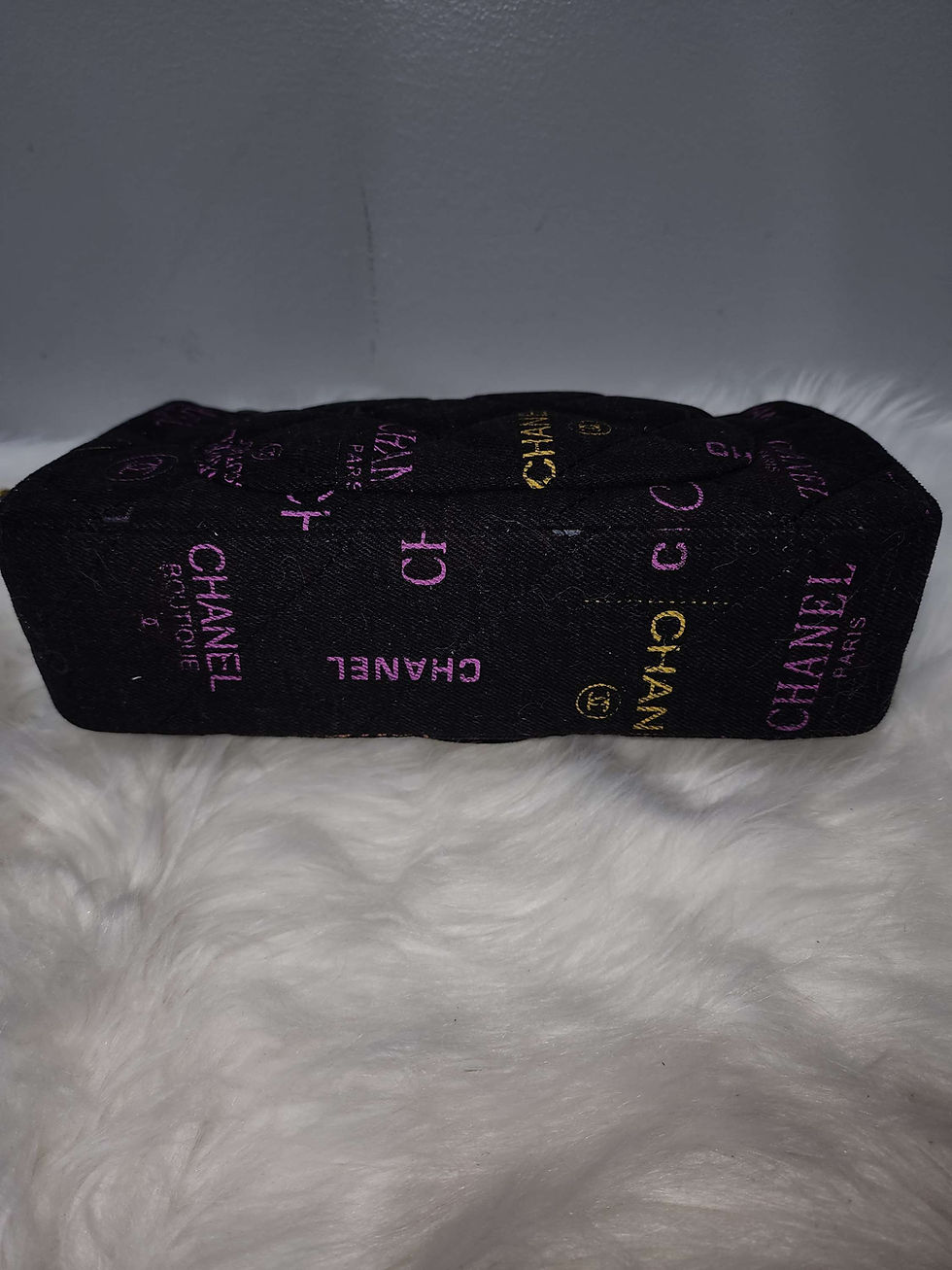 Thumbnail: CC Boutique Black Denim Bag