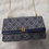 Thumbnail: TB Small Navy Blue Canvas Crossbody Bag