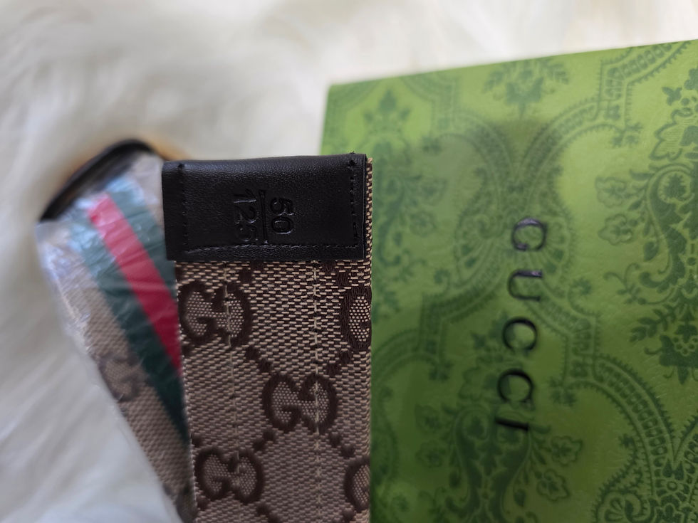 Thumbnail: GG Brown Mono Canvas Belt