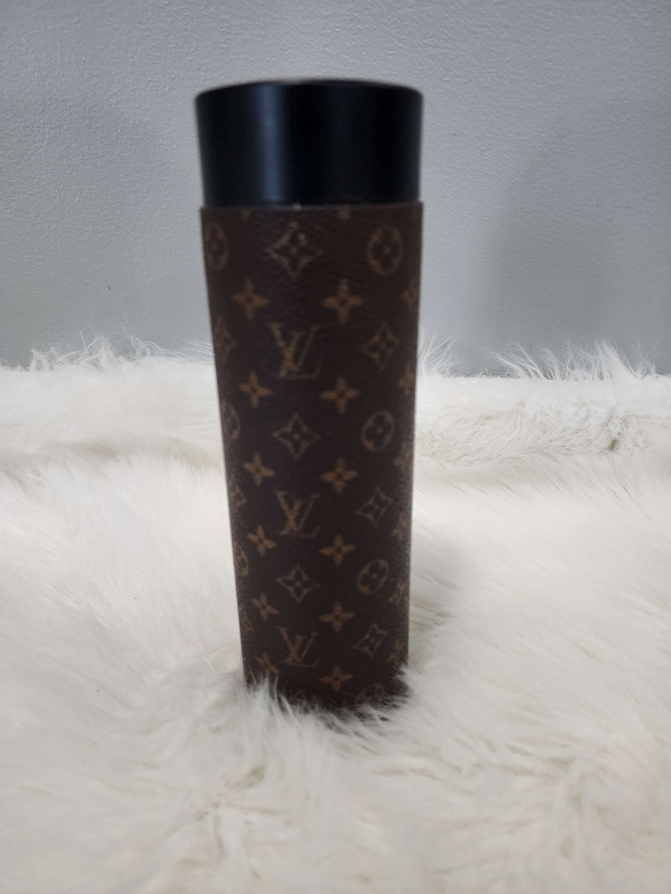 LV Digital Thermal Travel Mug Small Mono