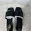 Thumbnail: LV Black Leather Slide Size 40EU or 9US Women