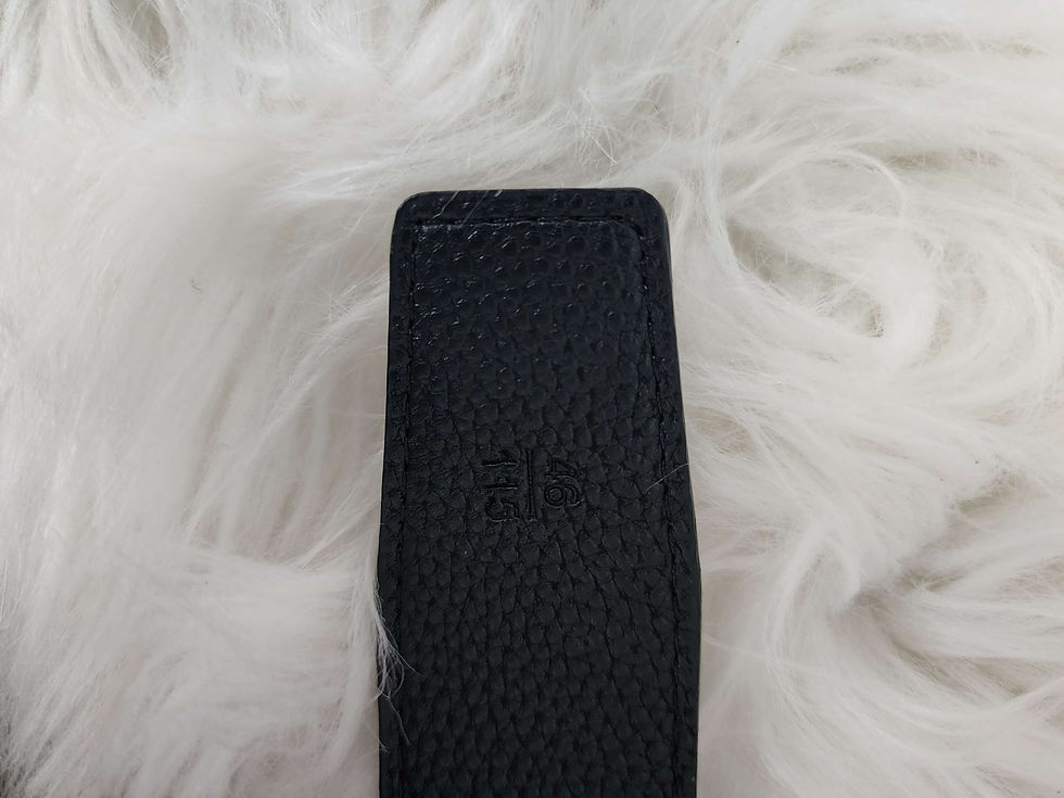 Thumbnail: H3rm3s Black Leather Belt