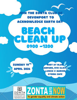 Poster for clean up day
