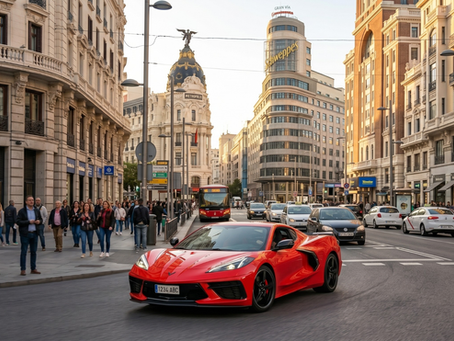 Alquilar Corvette en Madrid: Vive la fuerza del motor americano