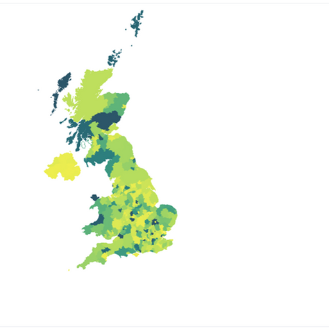 Figure 5. Percentage growth in the number of FTTP premises per Local Authority, Q4 2025. Source: Point Topic.
