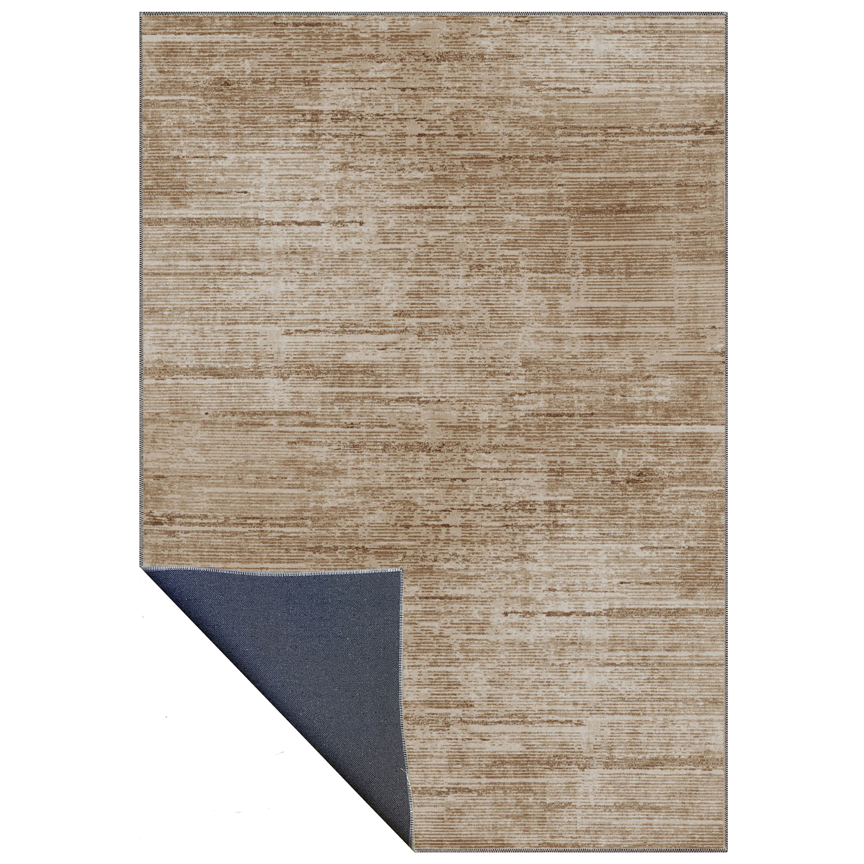 korex modern washable rug in warm tan tone for high end home decor usa uk