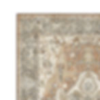 elarion heriz rustic washable rug in elegant classic interior shipped to usa and uk