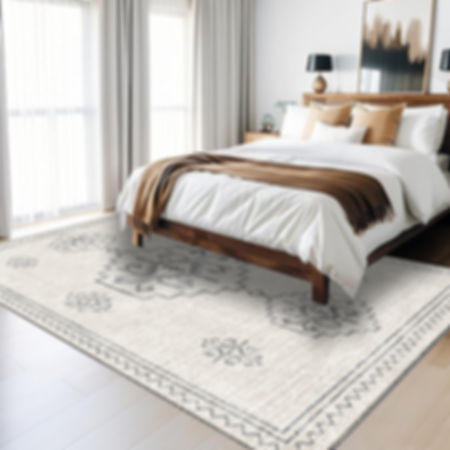 tivor black machine washable rug in bedroom decor