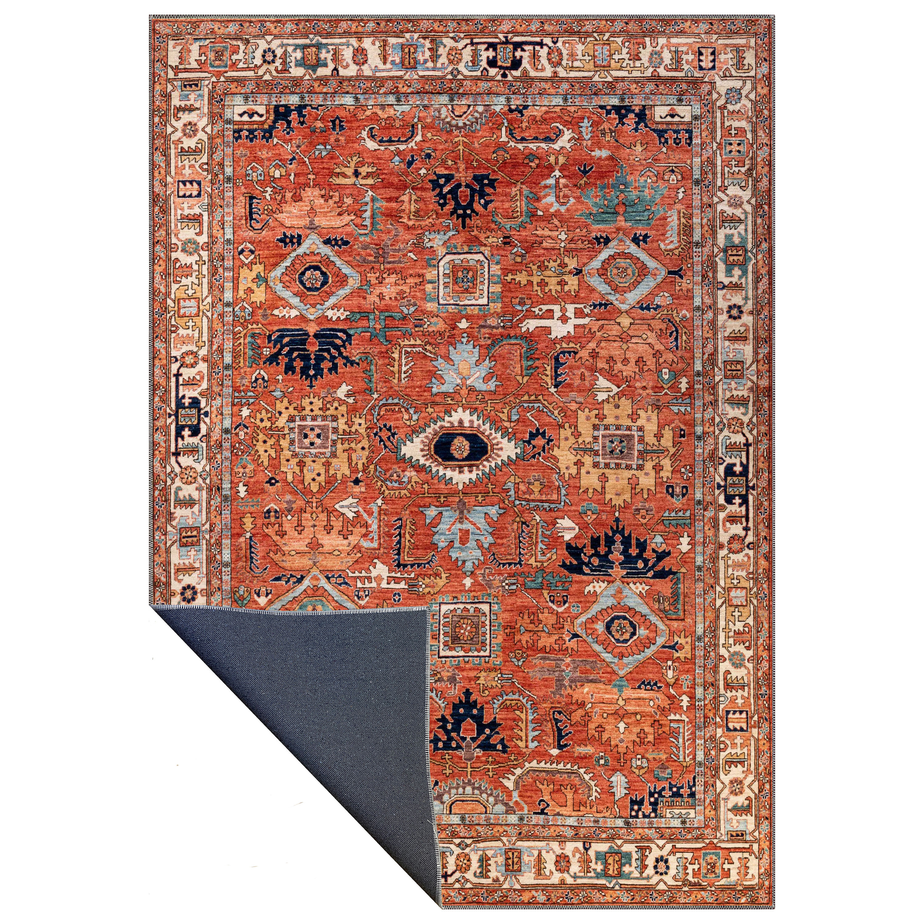 antique persian vintage washable rug persantix in classic interior design