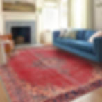 valerius red distressed persian machine washable rug in luxury living room decor usa uk