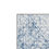 Thumbnail: Abstract Line Washable Rug – Modern Blue Scribble Pattern Carpet on White Back