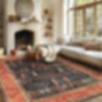 maximus black red geometric persian machine washable rug in luxury living room decor usa uk