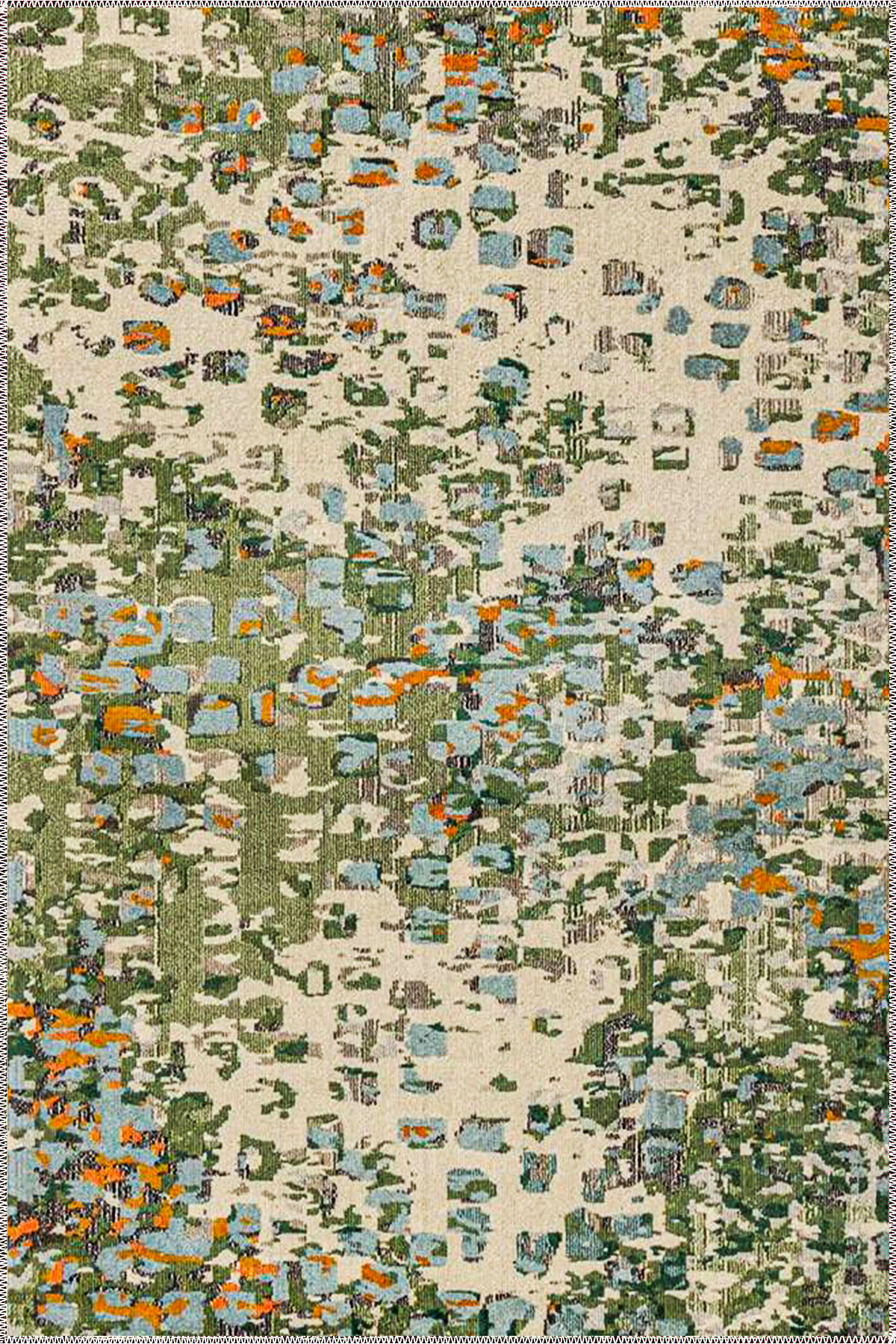 green blue ethnic washable rug zereth in bohemian interior design