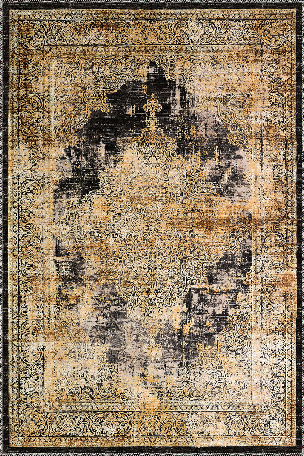 vintage machine washable rug velrion for high traffic living area