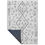 Thumbnail: Washable white &amp; BlackTribal Area Rug – Non-Slip, Modern Geometric Design,