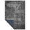Thumbnail: Washable Dark Gray Abstract Area Rug – Modern Low-Pile Living Room Carpet